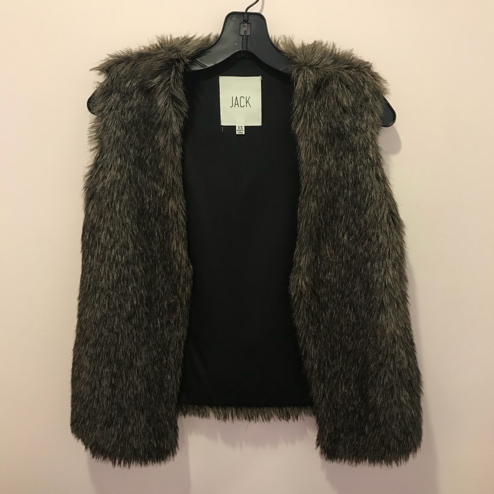 JACK by BB Dakota Faux Fur Vest